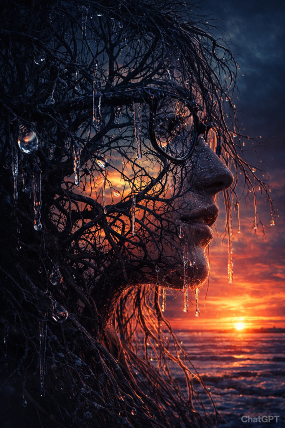 Frozen Silhouette – Winterliche Doppelbelichtung