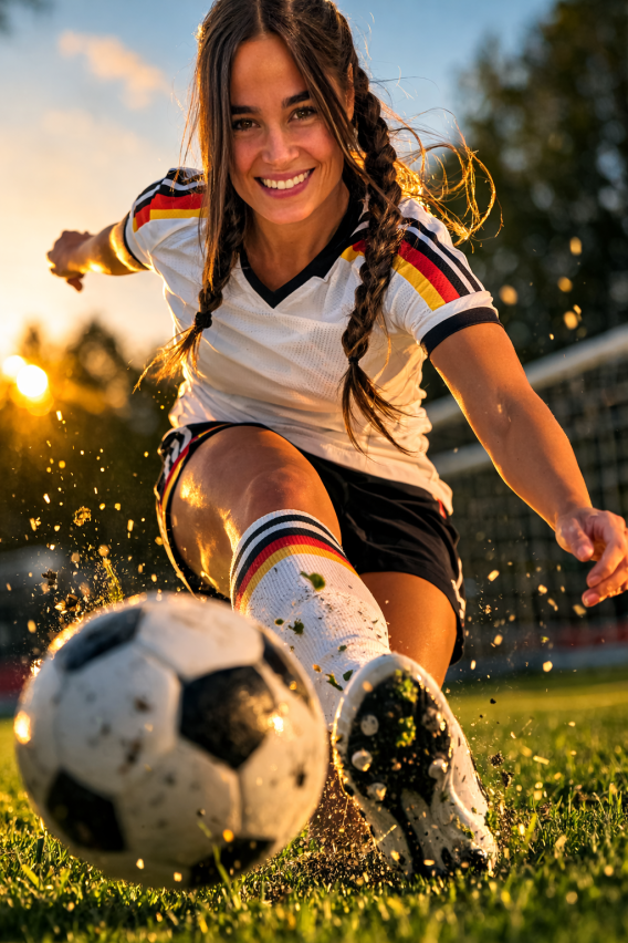 Ultra-realistische Sportfotografie