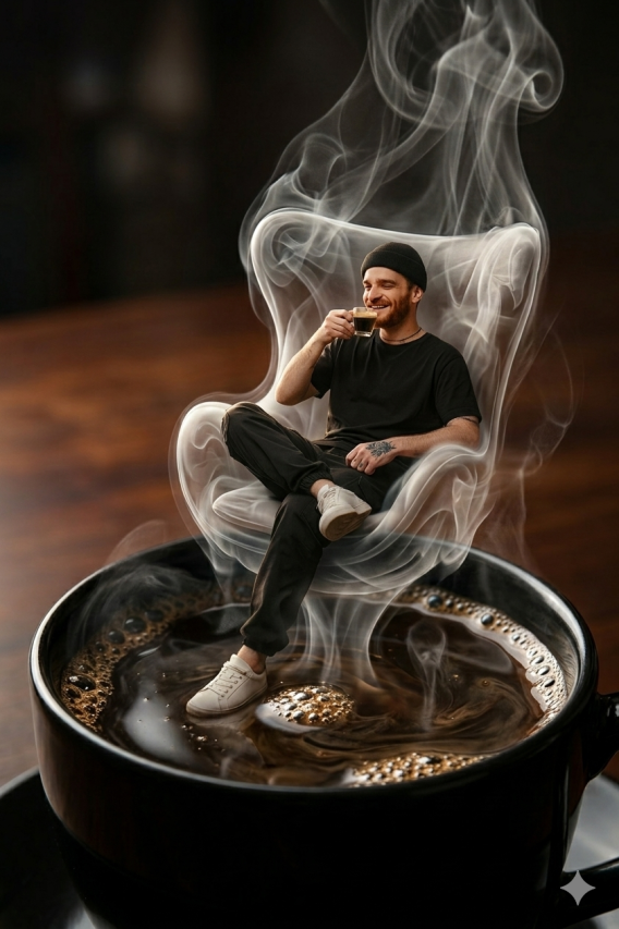 Die Tasse Morgenkaffee