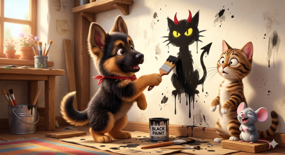 Zum Teufel mit der Katze